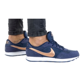 Nike Md Valiant (GS) Jr CN8558-401 Schuh marineblau golden 6