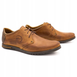Polbut Herren Lederschuhe 2103 camel braun 1