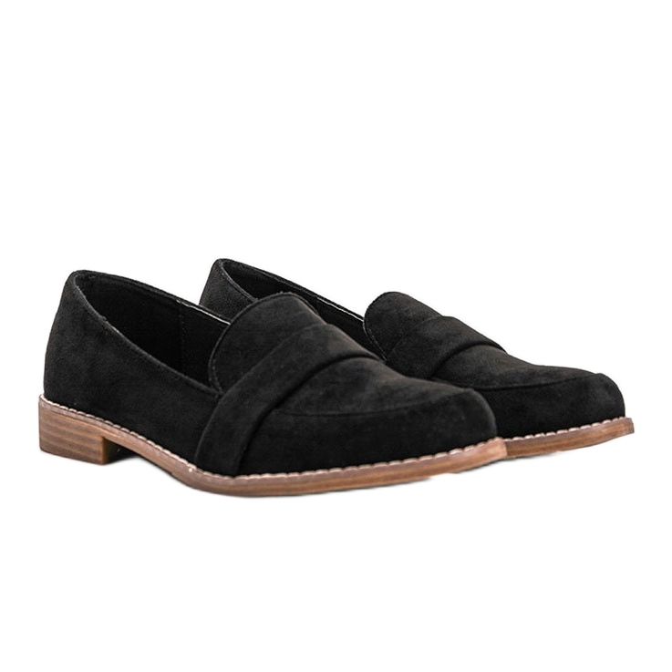 Schwarze Brasilia Slipper mit flachem Absatz 1