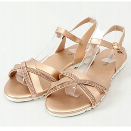 Damen Sandalen Champagner 3160 Champagne mehrfarbig 1