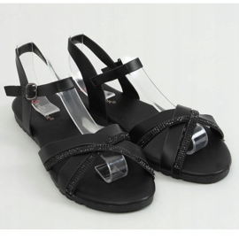 Schwarze Sandalen für Damen 3160 Black 1