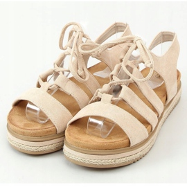 Sandalen Espadrilles W86 Beige 1