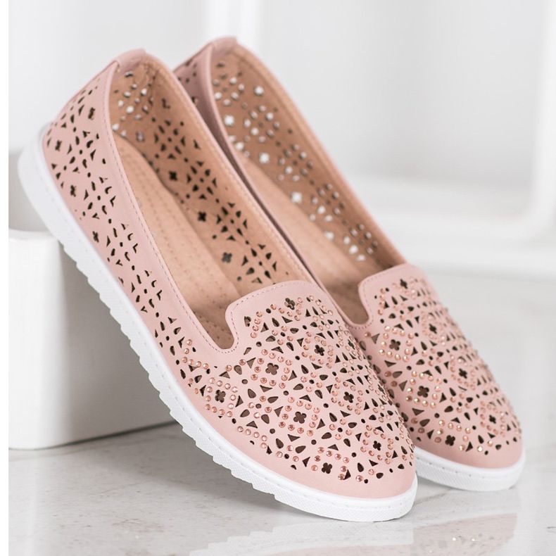 Weide Herren mit Kristallen rosa 2