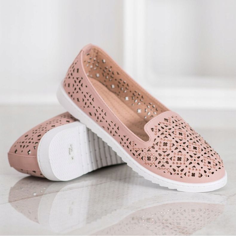 Weide Herren mit Kristallen rosa 1