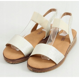 Goldene Damensandalen K-99153 Gold 1