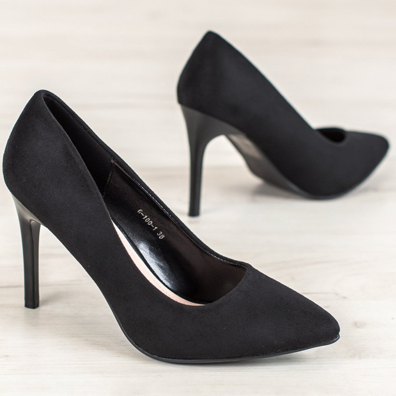 Gogo Stylische schwarze High Heels 1