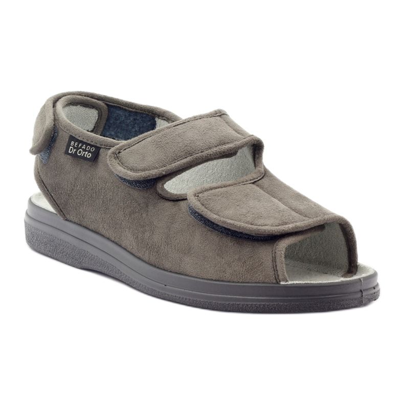 Befado 733M Sandalen für Diabetiker grau 1
