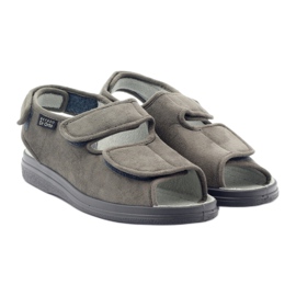 Befado 733M Sandalen für Diabetiker grau 4