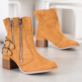 Bella Paris Kamelmode-Stiefel braun mehrfarbig 1