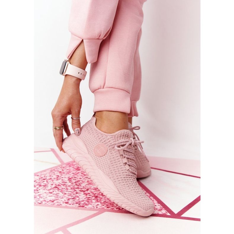 Damen Sportschuhe Memory Foam Big Star HH274299 Pink rosa 1