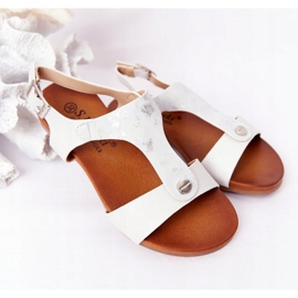 S.Barski Kindersandalen S. Barski Comfort Silber 1