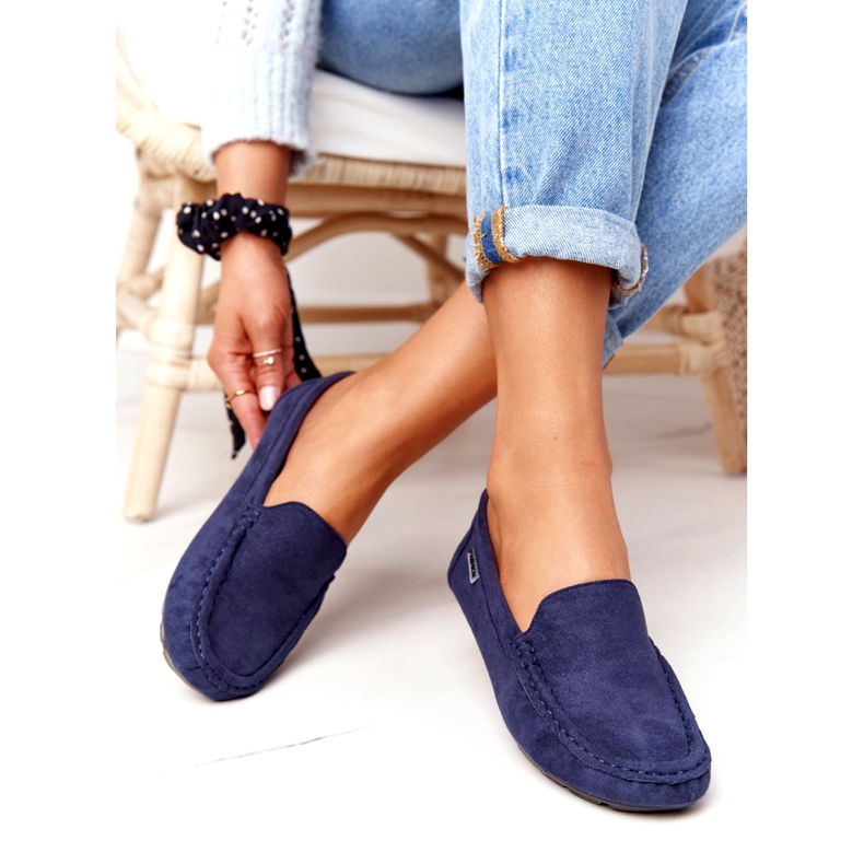 PH1 Wildleder Loafer für Damen Marineblau San Marino 2