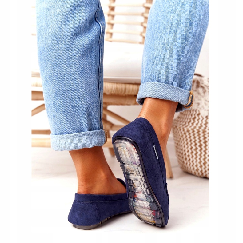 PH1 Wildleder Loafer für Damen Marineblau San Marino 3