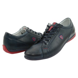 Joker Herren Freizeitschuhe 295 marineblau rot 5