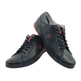 Joker Herren Freizeitschuhe 295 marineblau rot 6