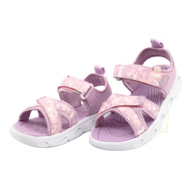 American Club Leichte Sportsandalen RL30/21 lila violett 1