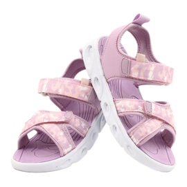 American Club Leichte Sportsandalen RL30/21 lila violett 2
