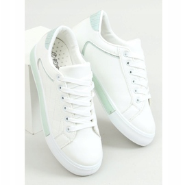 Weiße und blaue Sneakers für Damen A88-86 Blue 2