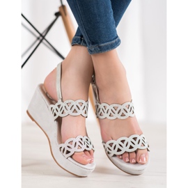 Aclys Keilsandalen grau 1