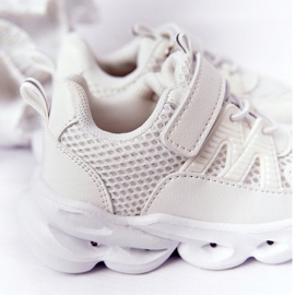 Kinder Sneakers mit beleuchteter Sohle Led White So Cool! weiß 1