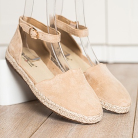 S. BARSKI Beige Espadrilles mit Schnalle S.BARSKI 1