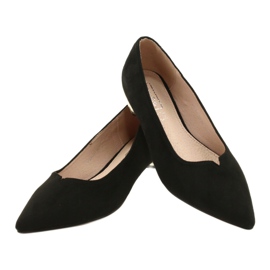 Pumps mit goldenen Absätzen FILIPPO DP2091 / 21 BK schwarz 5