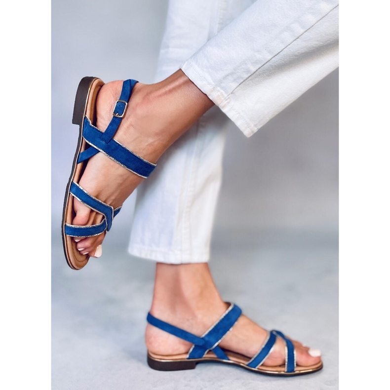 Blaue Damensandalen H8-177 Navy 2
