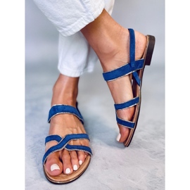 Blaue Damensandalen H8-177 Navy 1