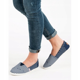 SHELOVET Textil-Slipper blau 2