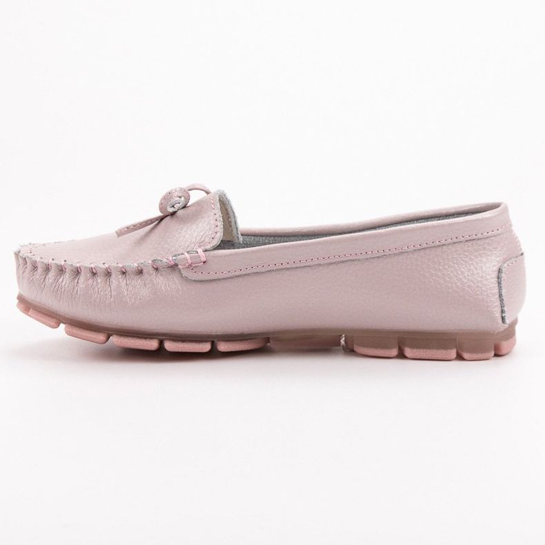 Filippo Leder-Loafer mit Schleife rosa 2