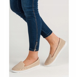 SHELOVET Durchbrochene Lords beige 2