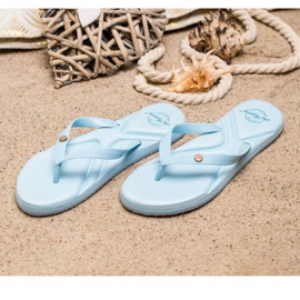 Ax Boxing Flip-Flops am Strand blau 5