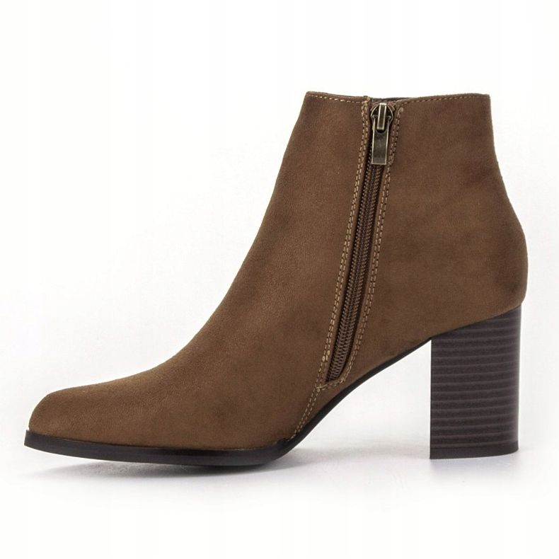 Filippo Wildleder Booties auf einer Bar braun 1