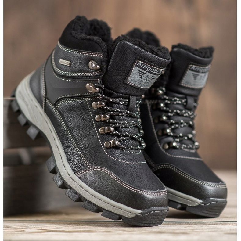 Arrigo Bello Winterstiefel zum Schnüren schwarz 1