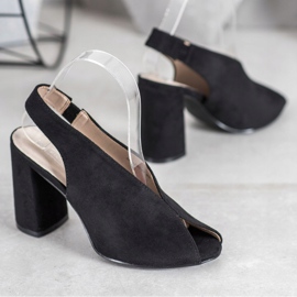 Filippo Slip-on-Sandalen an einer Bar schwarz 1