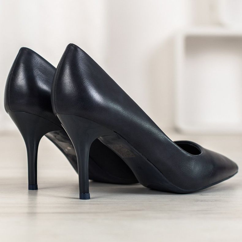 Small Swan Stylische High Heels in Marineblau 1