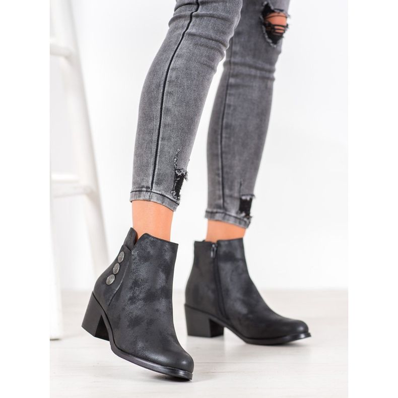 Goodin Freizeitstiefel schwarz 1