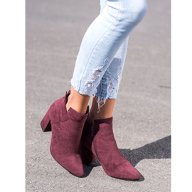 VINCEZA hohe Stiefel rot 1