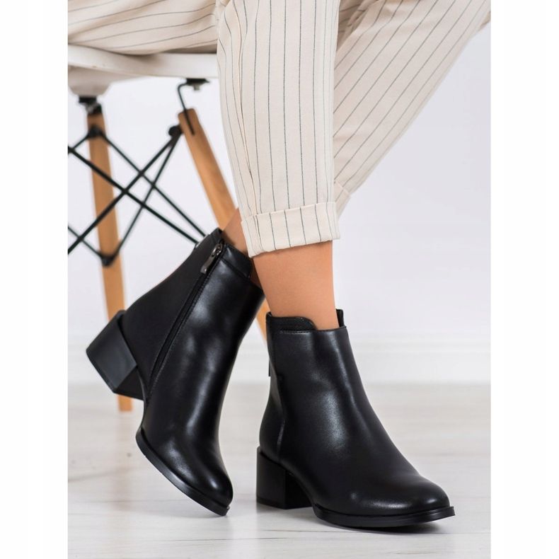 Filippo Bequeme schwarze Stiefel 2