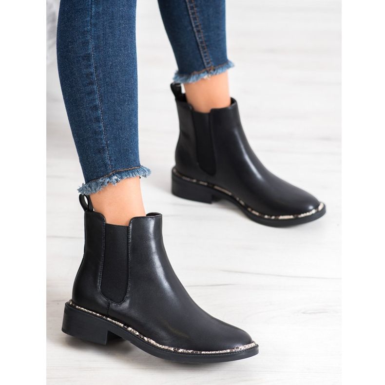 Goodin Chelsea-Boots zum Hineinschlüpfen schwarz 1