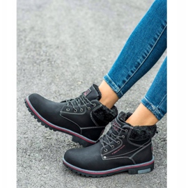 Arrigo Bello Warme Trekkingschuhe schwarz 2