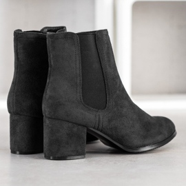 J. Star Warme High Heels schwarz 1