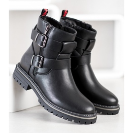 J. Star Arbeiter mit Schnallen schwarz 1