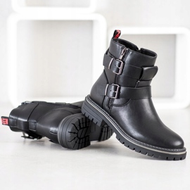 J. Star Arbeiter mit Schnallen schwarz 2