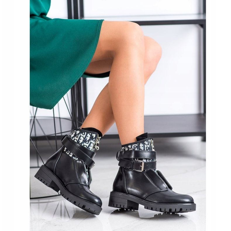 Seastar Modische Taschen mit Reißverschluss schwarz 1