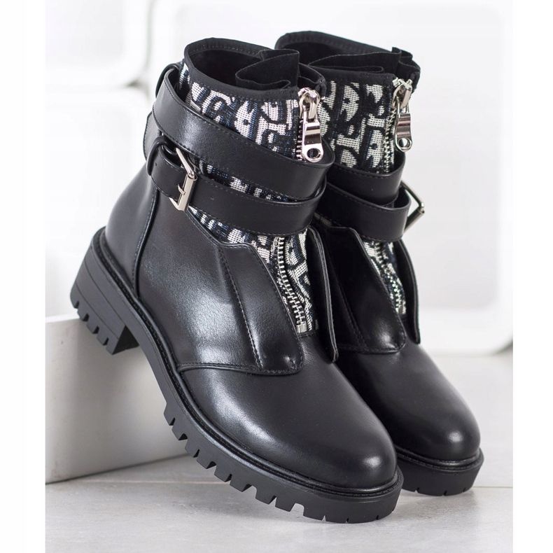 Seastar Modische Taschen mit Reißverschluss schwarz 2