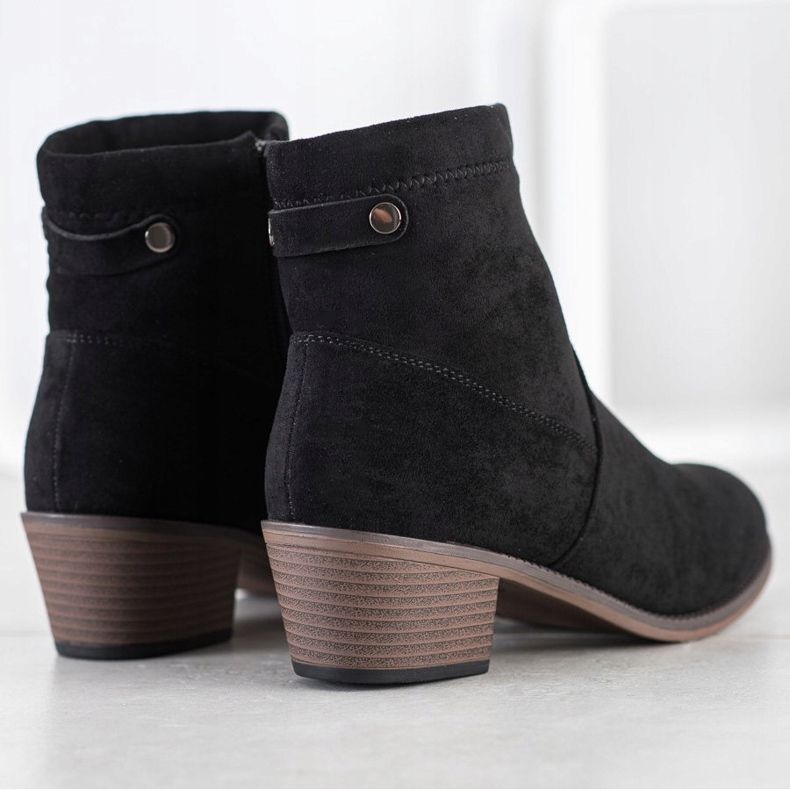 Camo Freizeitstiefel auf einem Pfosten schwarz 1