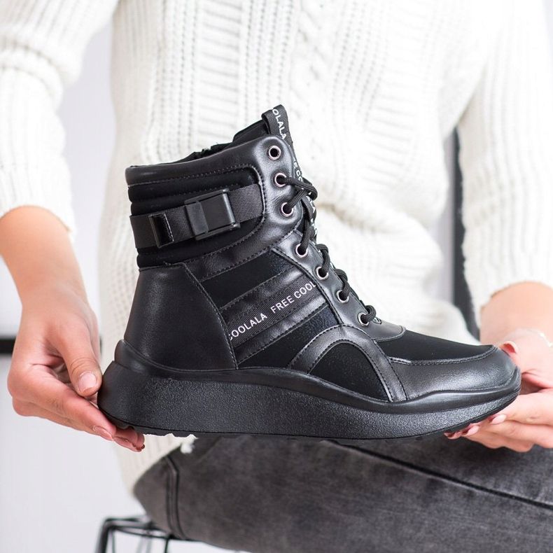 SHELOVET Isolierte Sportstiefel schwarz 2