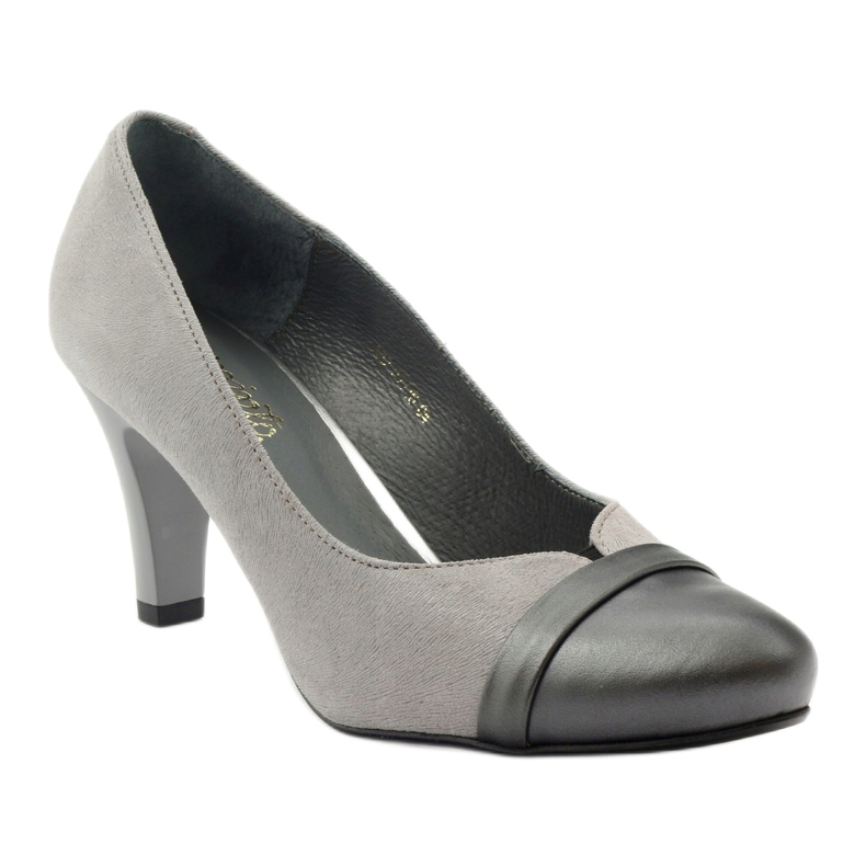 Damen-Lederpumps Grau Espinto 532/1 1