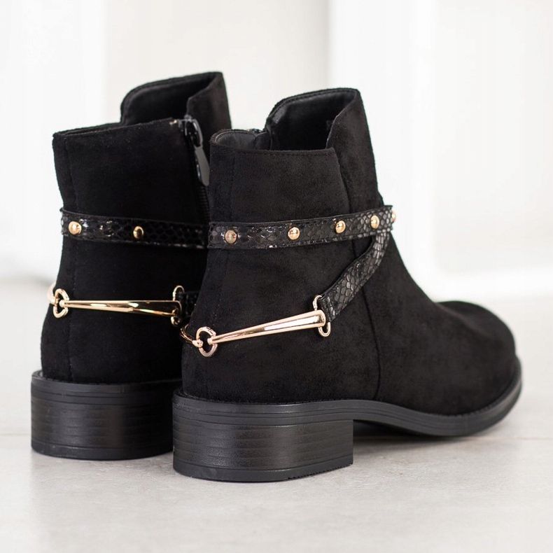 Bestelle Modische schwarze Stiefel 1